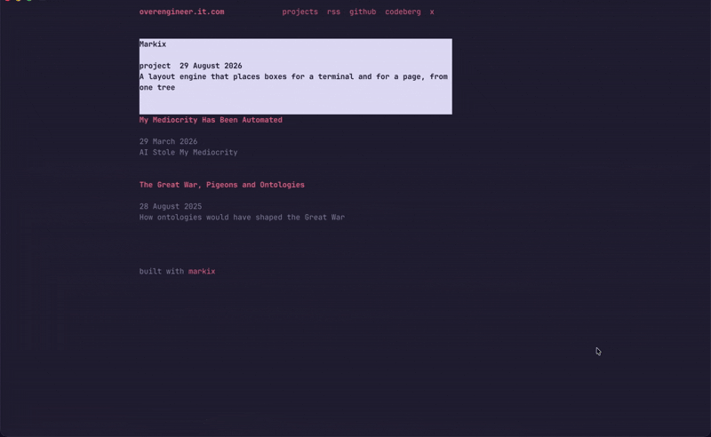 markix demo